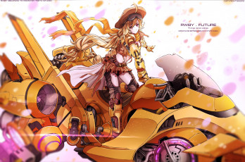 Картинка аниме rwby девушка арт dishwasher1910 yang xiao long