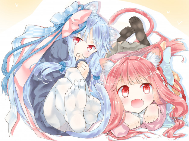 Обои картинки фото аниме, unknown,  другое, девочки, арт, shirasagi, rokuwa