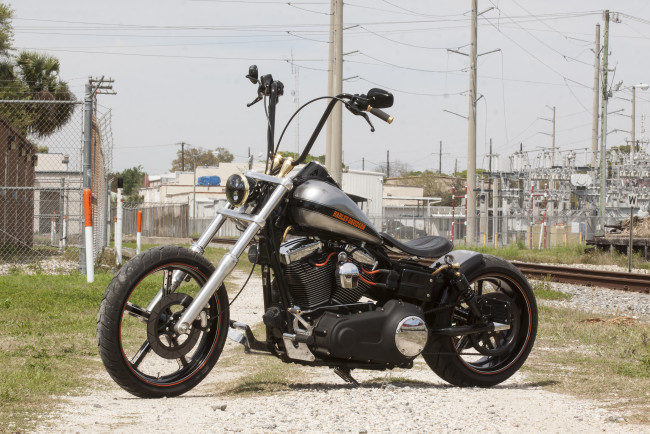 Обои картинки фото мотоциклы, customs, iron