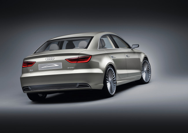Обои картинки фото автомобили, audi, concept, sedan, e-tron, a3