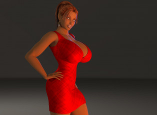 Картинка 3д+графика люди+ people фон взгляд девушка