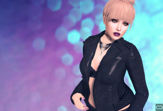 Картинка 3д+графика люди+ people девушка фон взгляд