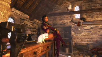 Картинка 3д+графика люди+ people фон взгляд девушка