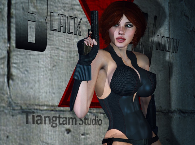 Обои картинки фото 3д графика, фантазия , fantasy, фон, взгляд, девушка