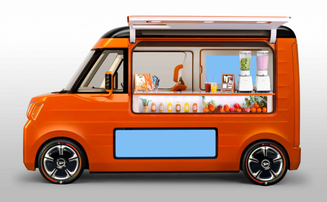 Обои картинки фото daihatsu tempo concept 2015, автомобили, daihatsu, 2015, concept, tempo