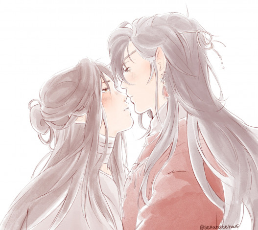 Обои картинки фото аниме, tian guan ci fu, благословение, небожителей, tian, guan, ci, fu, мосян, тунсю