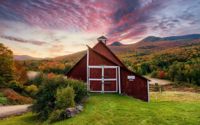 Обои картинки фото vermont, usa, города, - здания,  дома