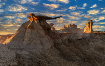 Картинка bisti+badlands new+mexico природа горы bisti badlands new mexico