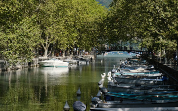 обоя корабли, разные вместе, мост, канал, лодки, моторные, катера