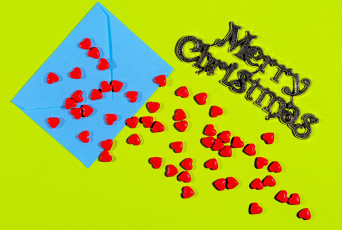 Картинка праздничные -+разное+ новый+год конверт сердечки поздравление