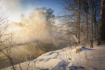 обоя природа, зима, пейзаж