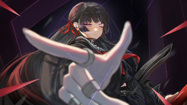 Обои картинки фото аниме, wuthering waves, девушка