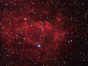 Картинка звезды туманность пузырь космос галактики туманности