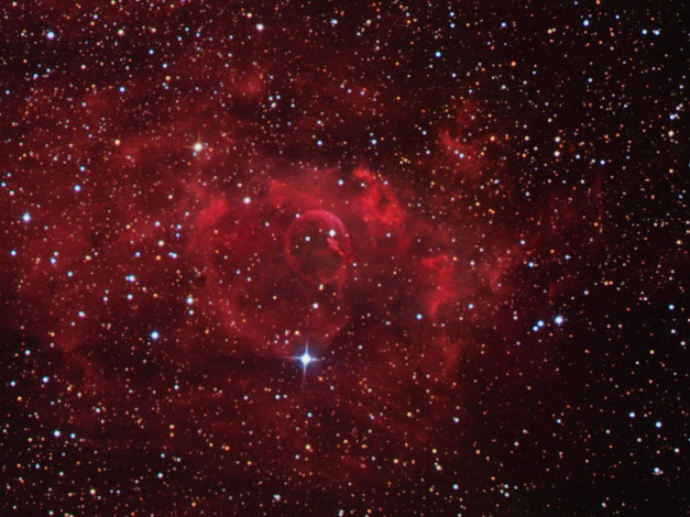 Обои картинки фото звезды, туманность, пузырь, космос, галактики, туманности