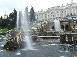 Картинка города санкт петербург петергоф россия