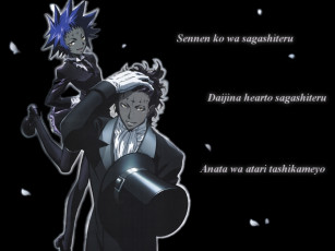 Картинка tyki and road аниме gray man