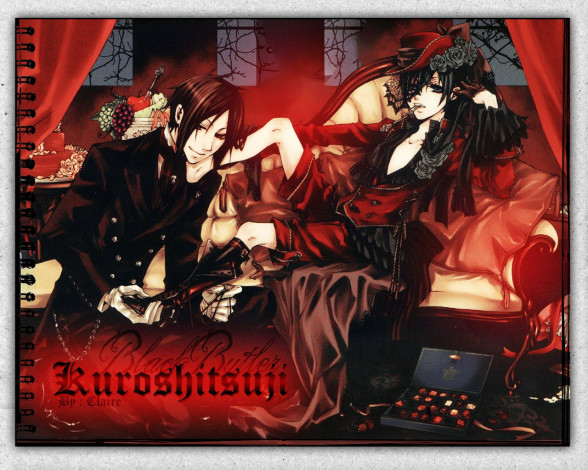 Обои картинки фото kuroshitsuji, аниме