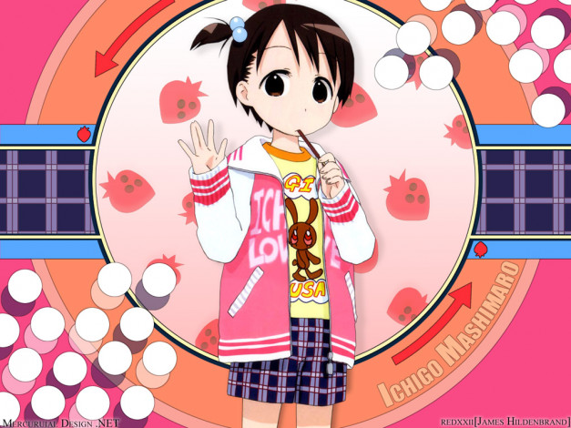 Обои картинки фото аниме, ichigo, mashimaro