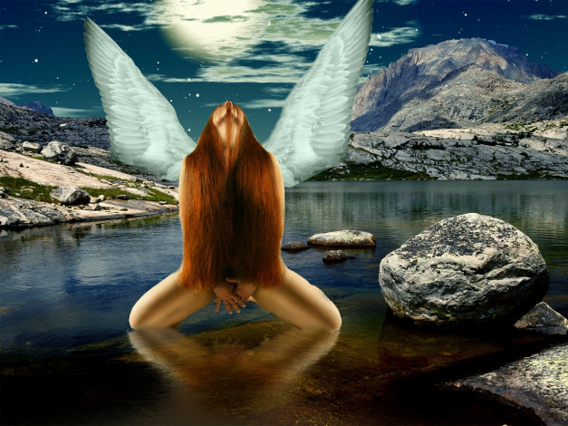 Обои картинки фото покаЯние, фэнтези, ангелы