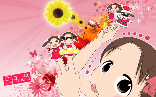 Обои картинки фото аниме, ichigo, mashimaro