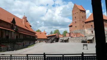 Картинка trakai lithuania города дворцы замки крепости