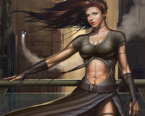 Обои картинки фото фэнтези, девушки