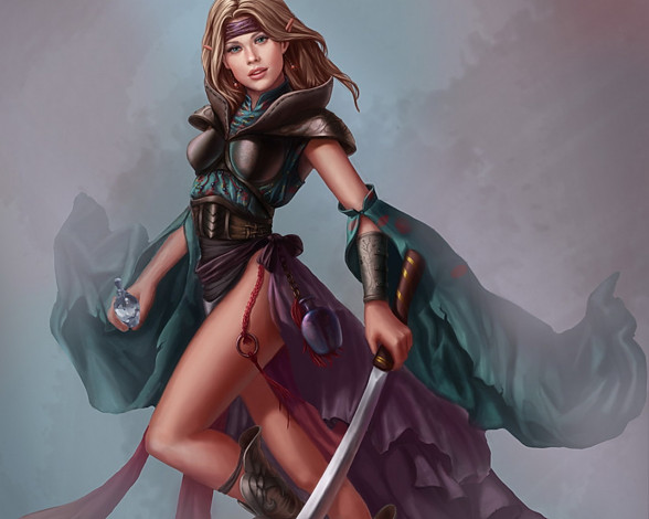 Обои картинки фото фэнтези, эльфы