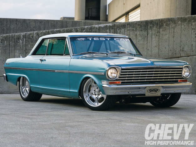 Обои картинки фото 1963, chevy, nova, ss, автомобили, chevrolet