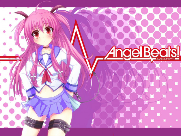 Обои картинки фото angel, beats, аниме