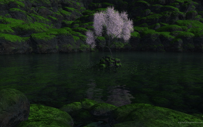 Обои картинки фото 3д, графика, nature, landscape, природа