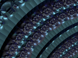 Картинка 3д графика fractal фракталы фон узор