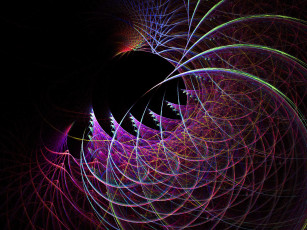 Картинка 3д графика fractal фракталы узор фон