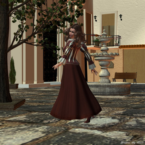 Обои картинки фото 3д, графика, people, люди, девушка, дерево