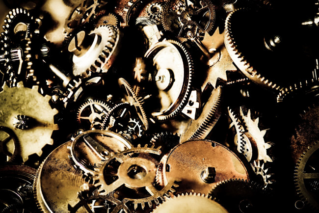 Обои картинки фото разное, Часы, часовые, механизмы, много, шестеренки