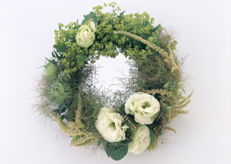 Картинка цветы букеты композиции листочки