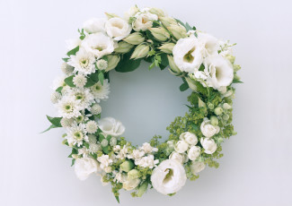 Картинка цветы букеты композиции листочки