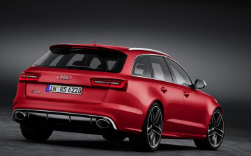 Картинка автомобили audi rs6 avant