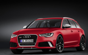 Картинка автомобили audi rs6 avant