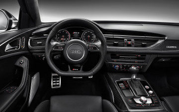 Картинка автомобили спидометры торпедо audi rs6 avant