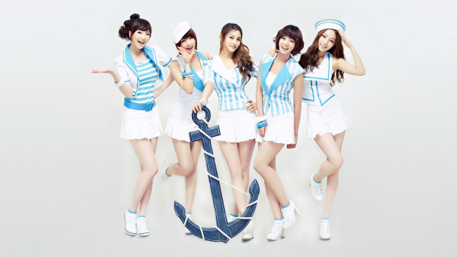 Обои картинки фото музыка, kara, девушки, якорь