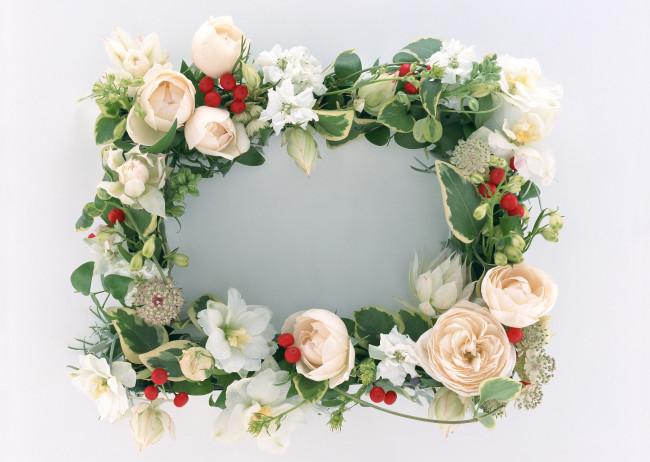 Обои картинки фото цветы, букеты, композиции, листочки