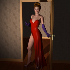 Картинка 3д+графика fantasy+ фантазия девушка платье