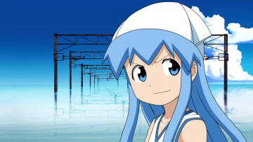 Картинка аниме shinryaku +ika+musume взгляд