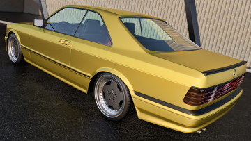 Картинка автомобили 3д amg sec mercede- benz 560 1991