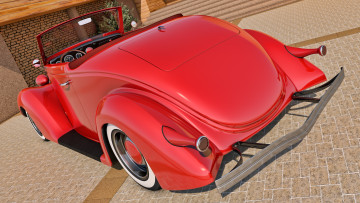 Картинка автомобили 3д roadster ford 1936