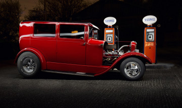 Картинка 1929+red+ford+hot+rod автомобили ford сша легковые коммерческие motor company