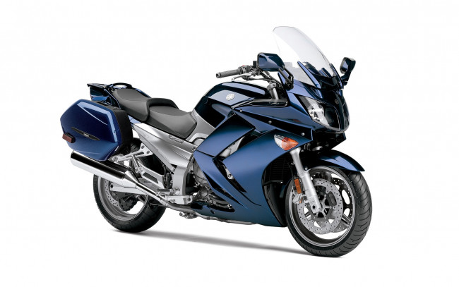 Обои картинки фото мотоциклы, yamaha, синий, 2012, fjr1300a