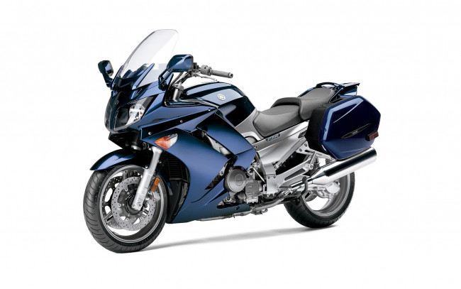 Обои картинки фото мотоциклы, yamaha, синий, 2012, fjr1300a