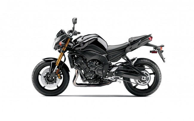Обои картинки фото мотоциклы, yamaha, темный, 2012, fz8