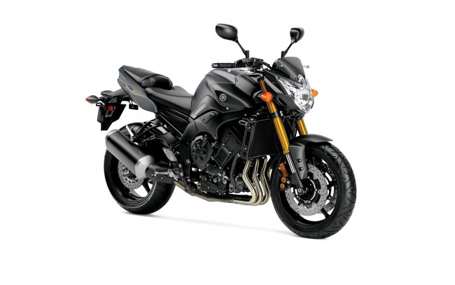 Обои картинки фото мотоциклы, yamaha, темный, 2012, fz8